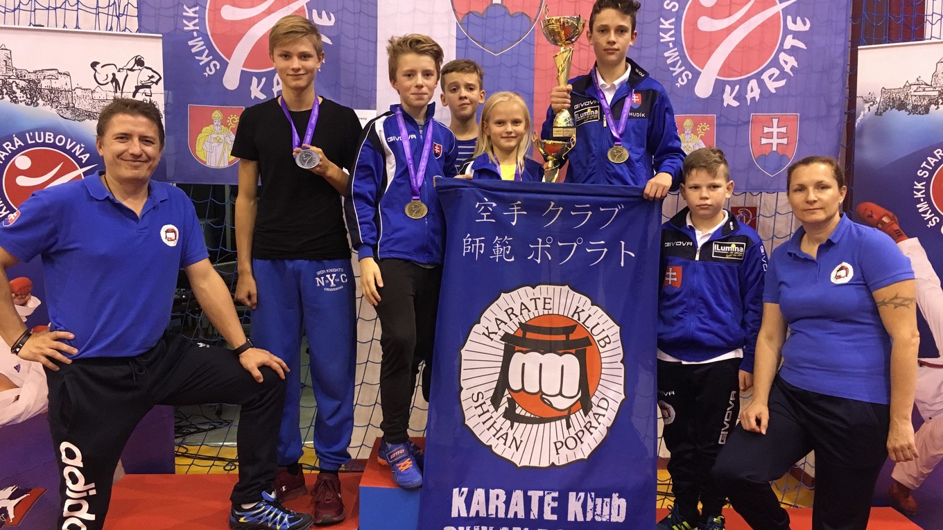 Pretekári Karate klubu Shihan Poprad.