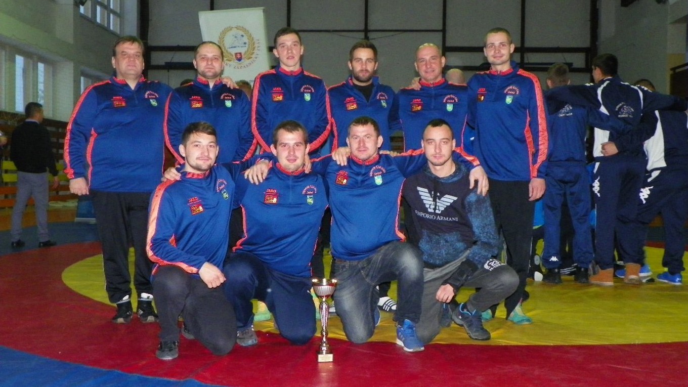 Zápasníci Slávie Snina.