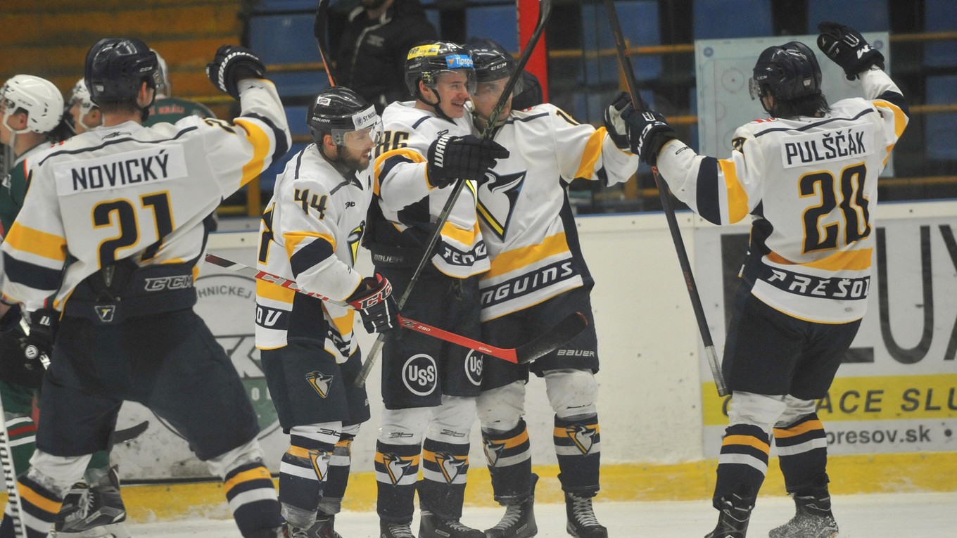 Radosť Prešovčanov po strelenom góle.