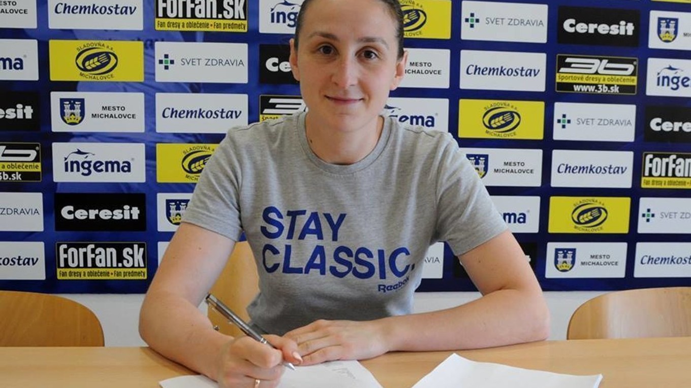 Ukrajinská brankárka Iryna Jablonská.