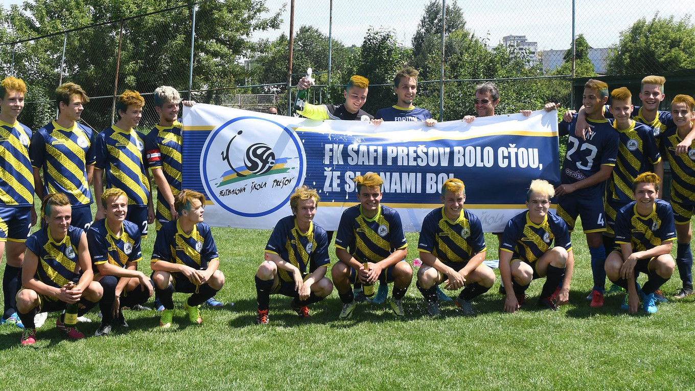 Úspešný dorastenecký tím SAFI Prešov.