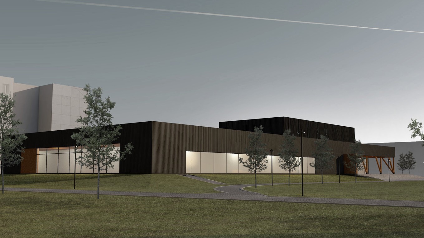 Návrh novej basketbalovej haly, ktorá by mala vyrásť v Poprade.