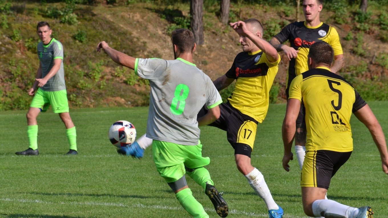 Momentka zo zápasu.