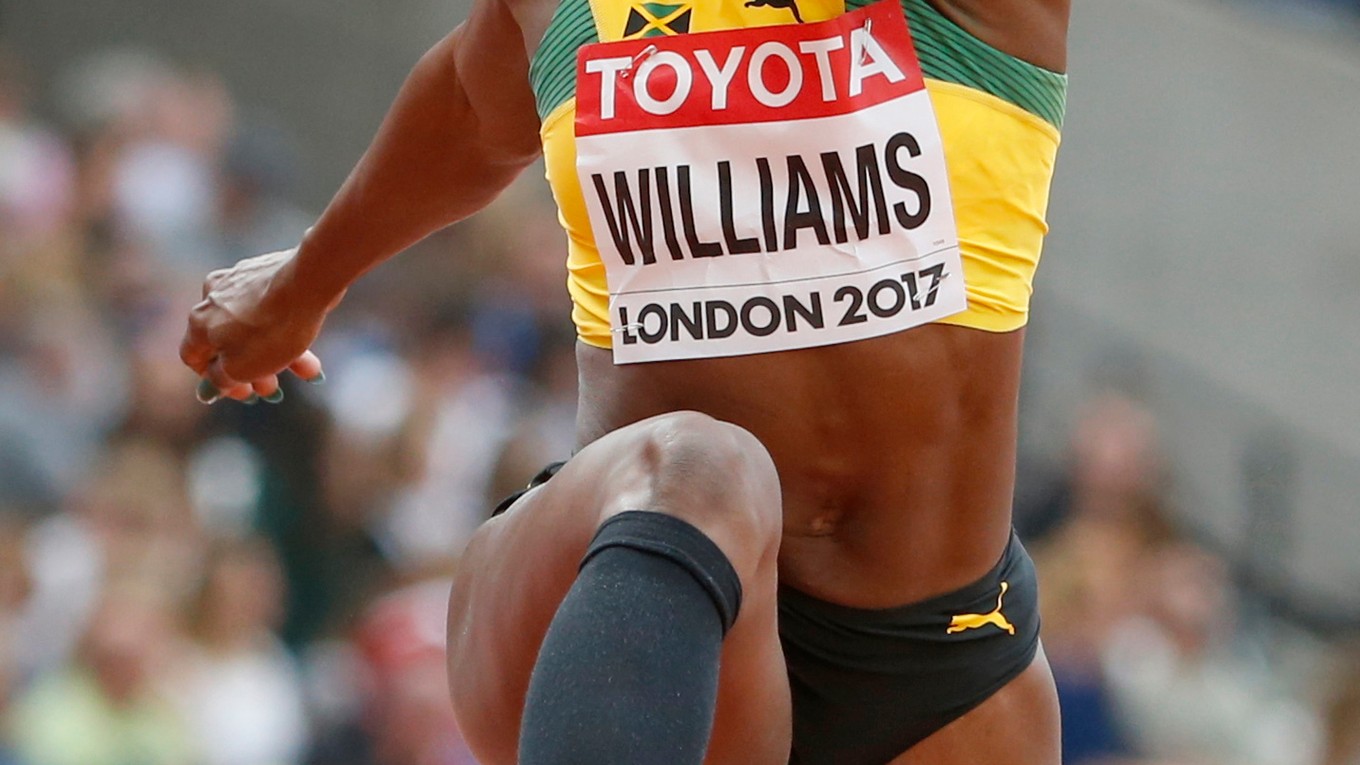 Kimberly Williamsová je tento rok štvrtá najlepšia trojskokanka sveta.