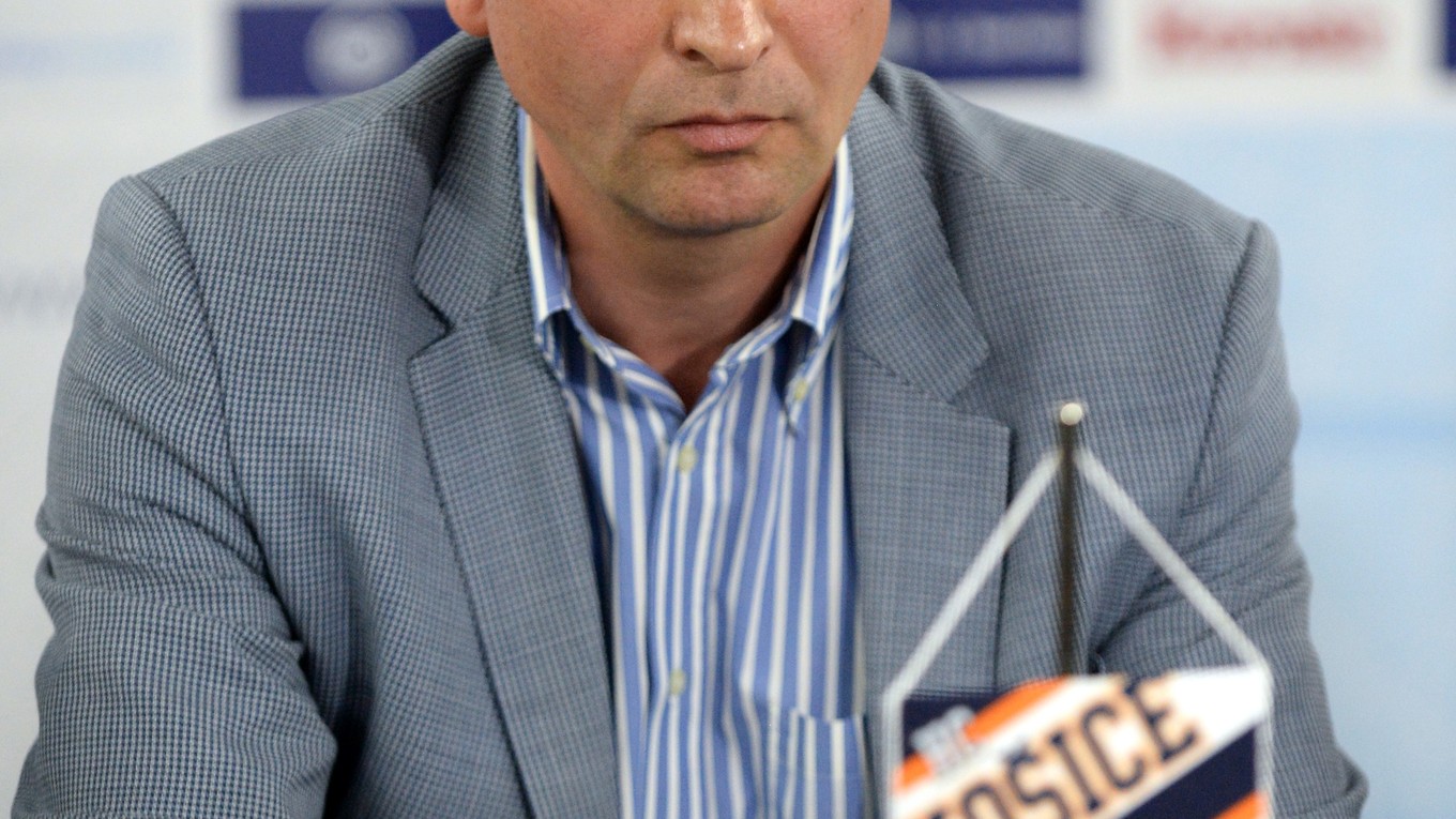 Prezident HC Košice Július Lang.