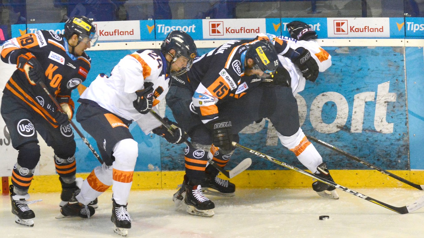 Momentka zo zápasu.