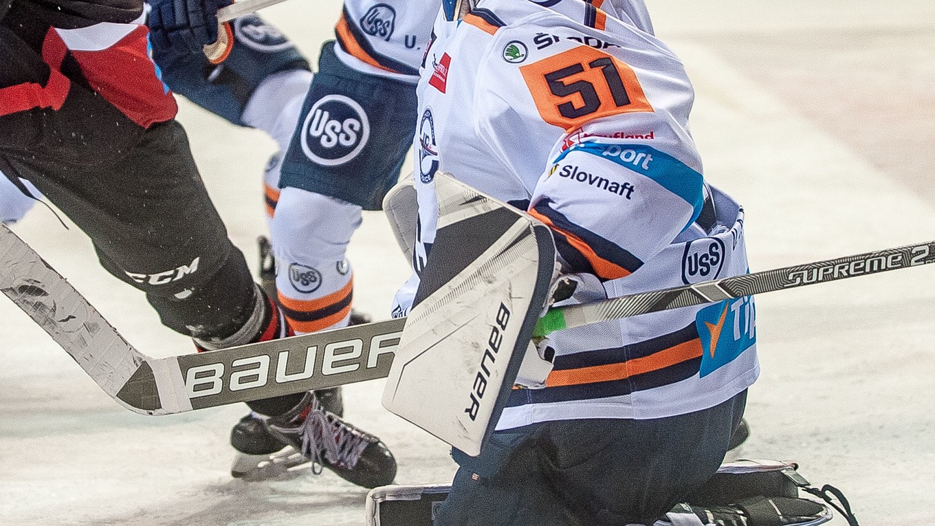 Brankár Vladislav Habal oceliarov v Budapešti výrazne podržal.