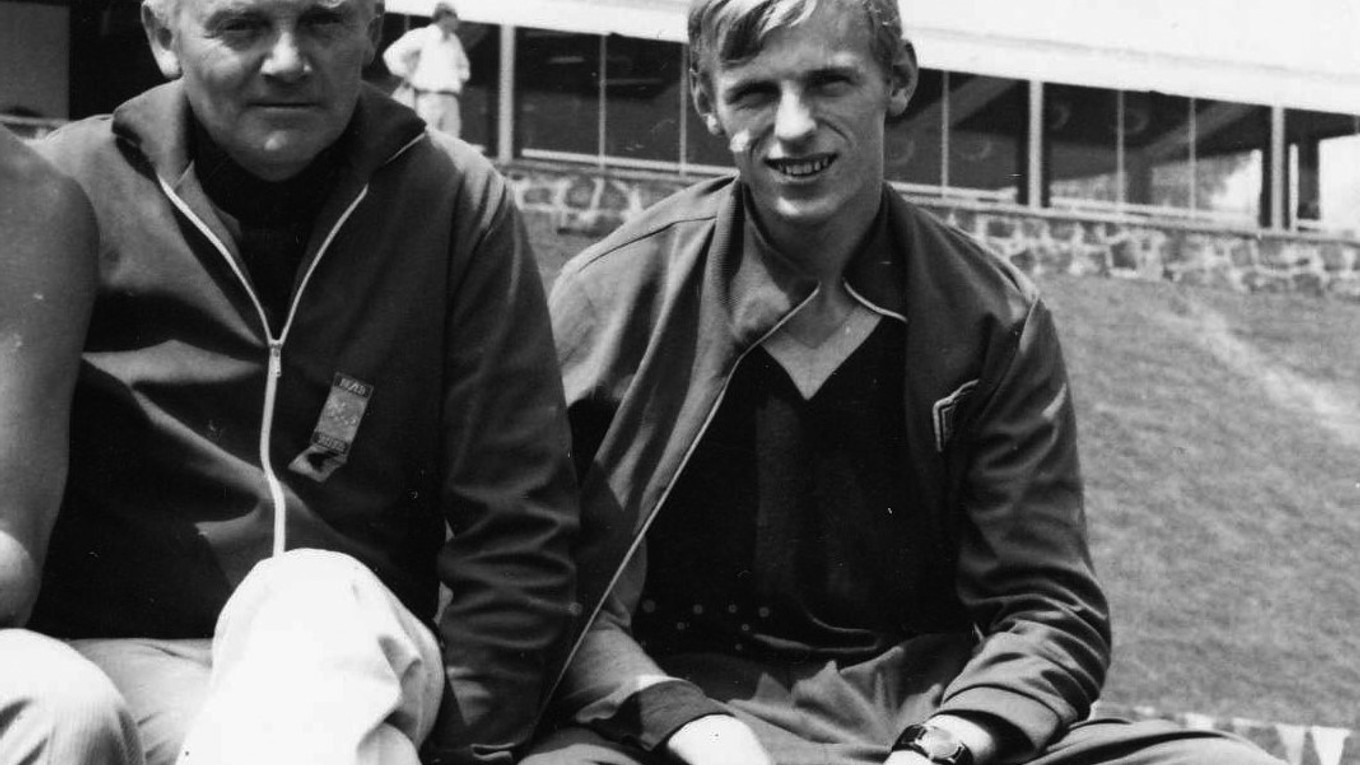 Fenomenálny košický bežec Jozef Plachý (vpravo).