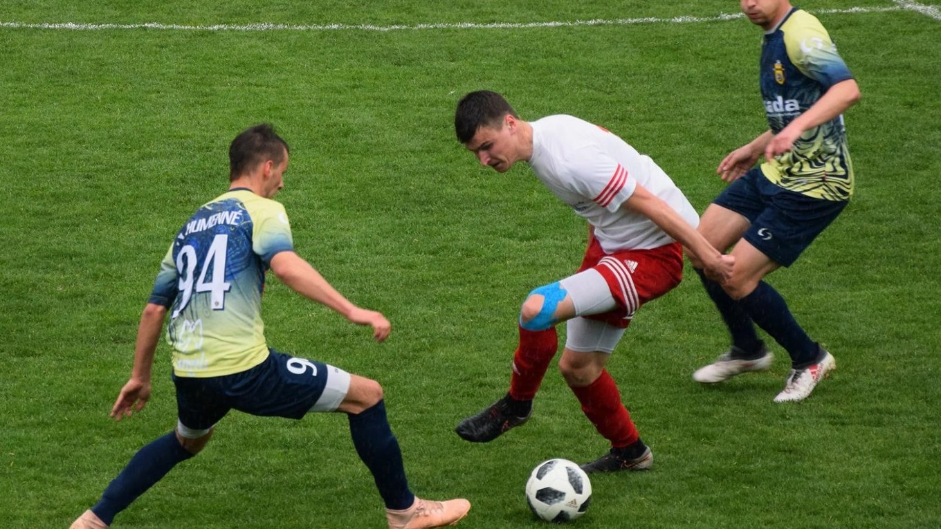 Filip Serečin (vpravo) sa gólovo presadil aj v sobotu proti Svidníku.