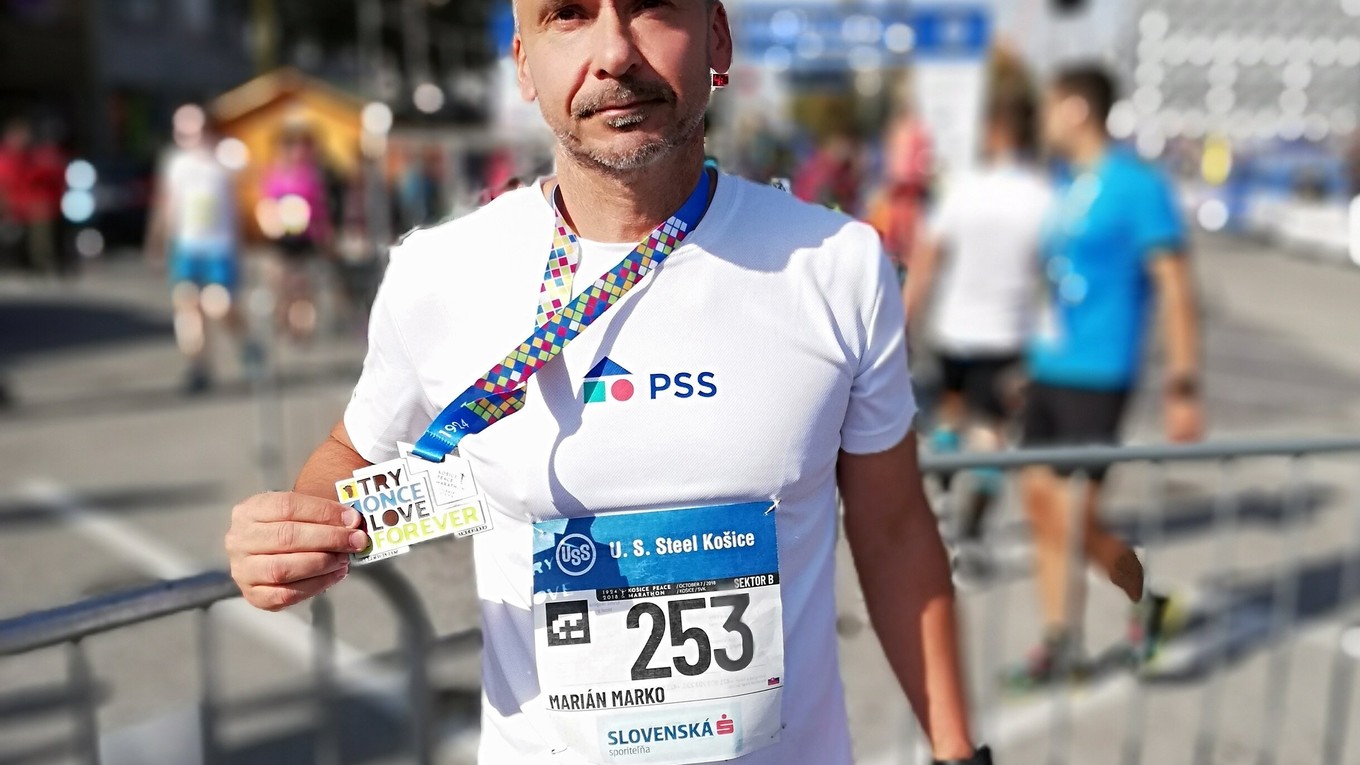 Marián Marko má za sebou maratóny aj v Košiciach či v Prahe.