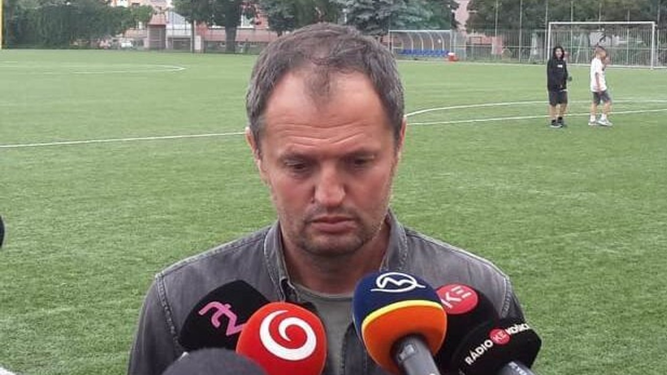 Smutný výraz v tvári generálneho manažéra Lokomotívy Košice Vladislava Zvaru.