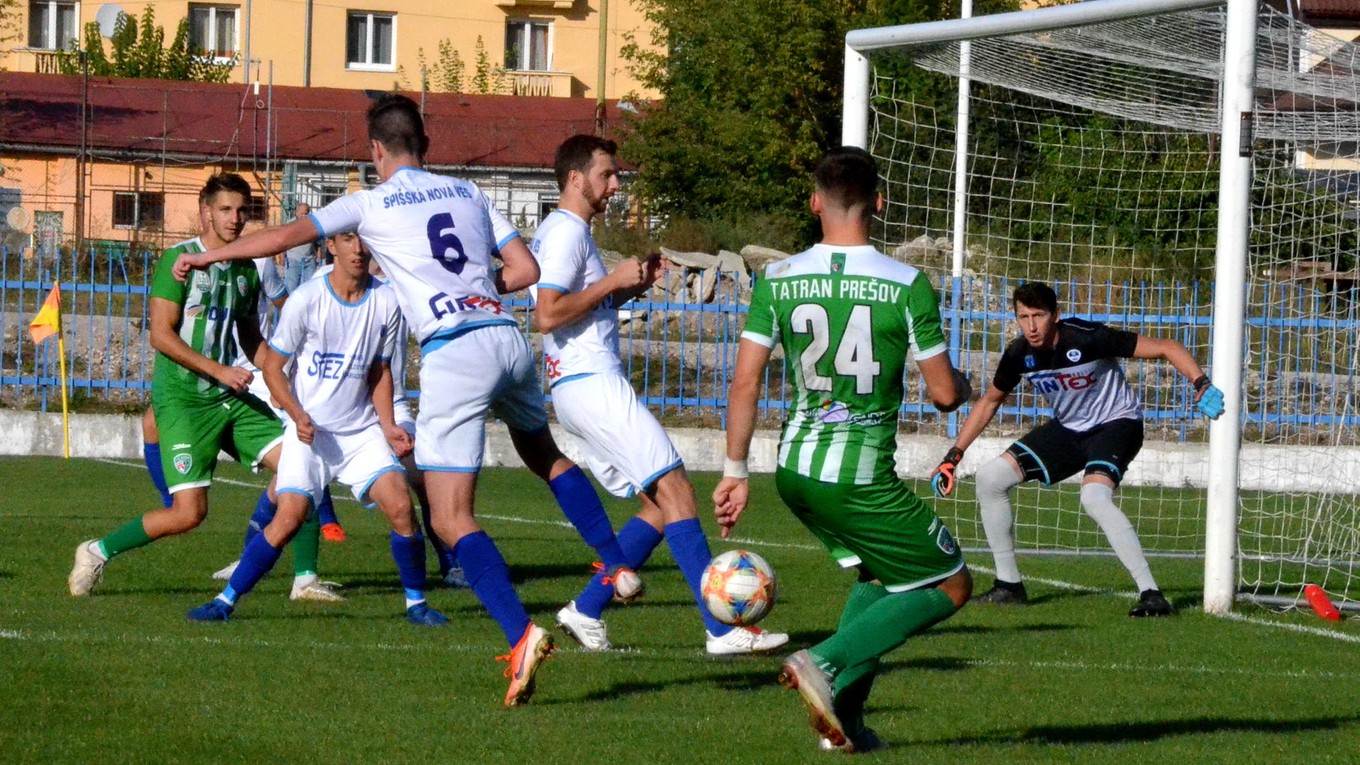 Výsledok zápasu Sp. N. Ves - Prešov zapadol do rámca 9. kola III. ligy Východ.