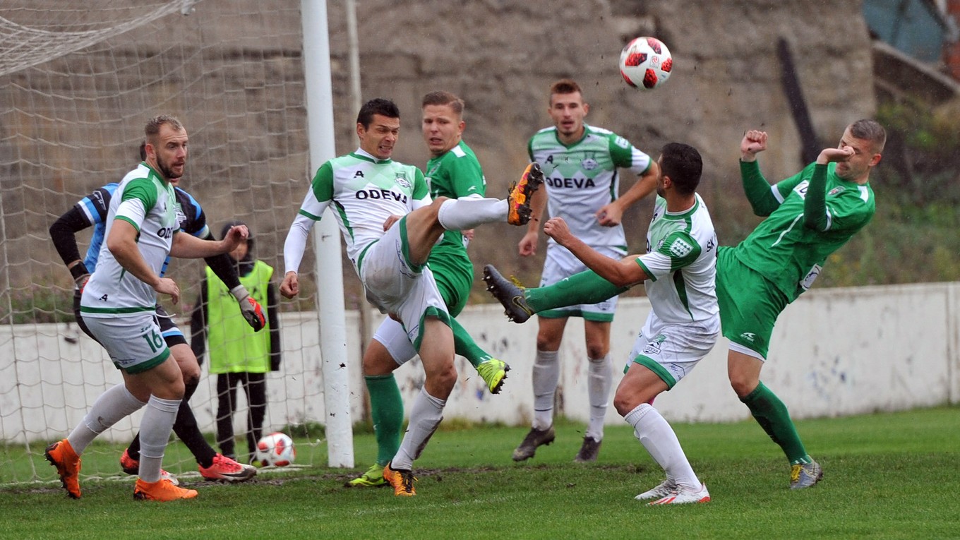 Derby Prešov - Lipany prinieslo až deväť gólov.