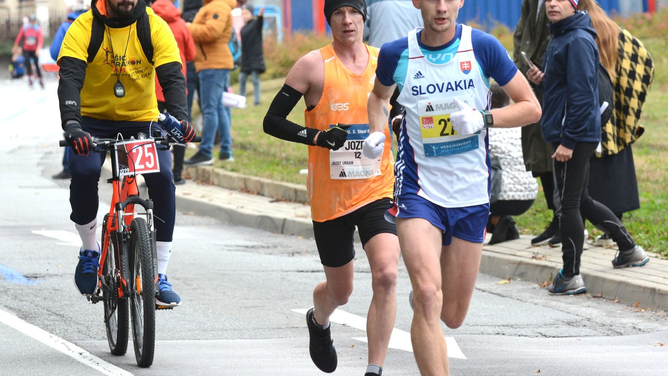 Jozef Urban sa na trati košického maratónu poriadne vytrápil.