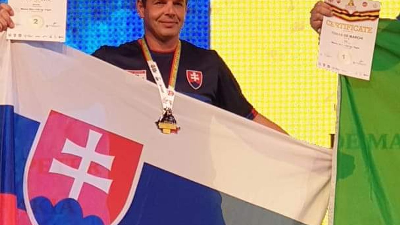 Peter Spusta získal na MS striebornú medailu.