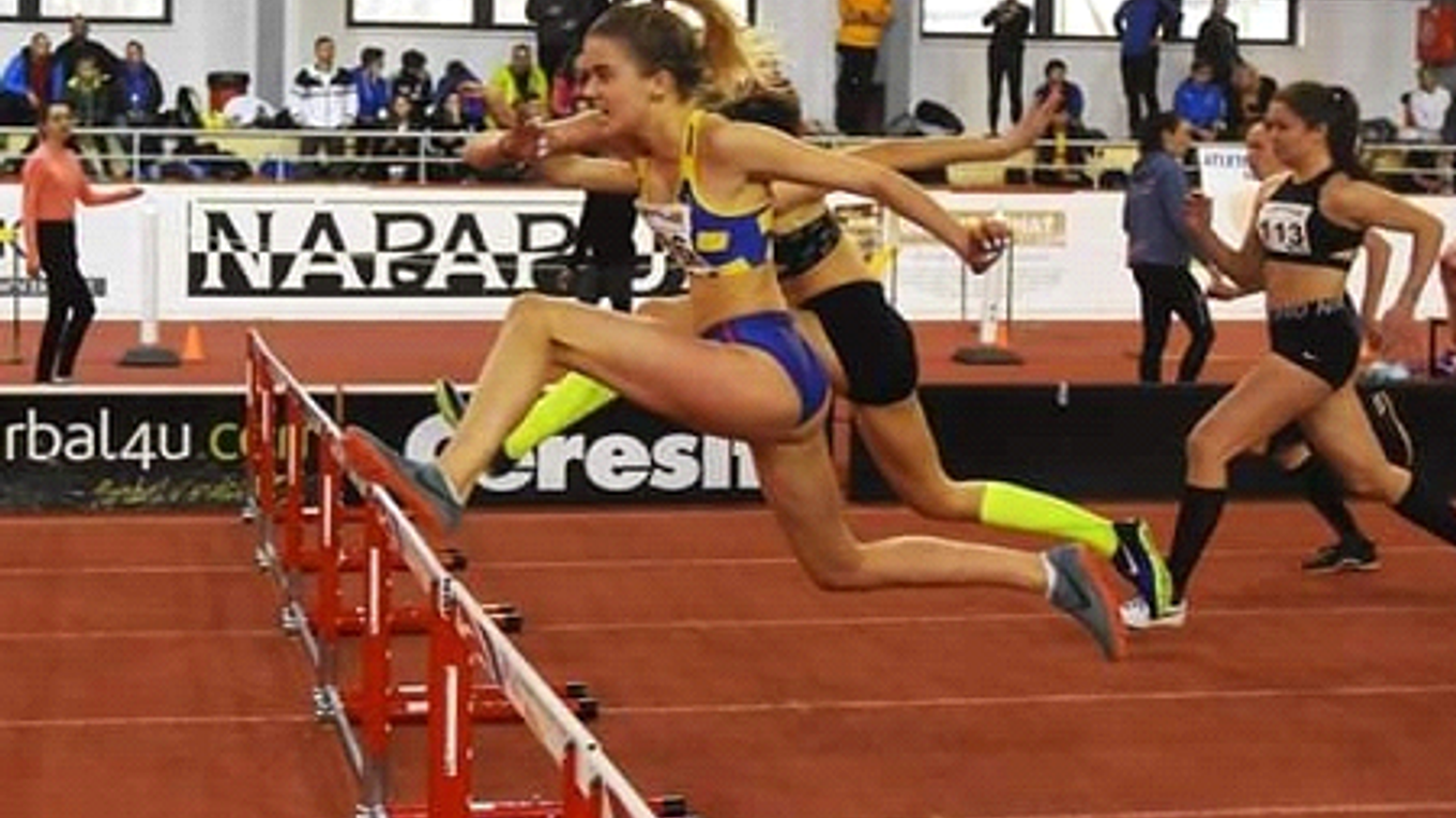 Mia Fotulová zvíťazila v behu na 60 m prekážok.