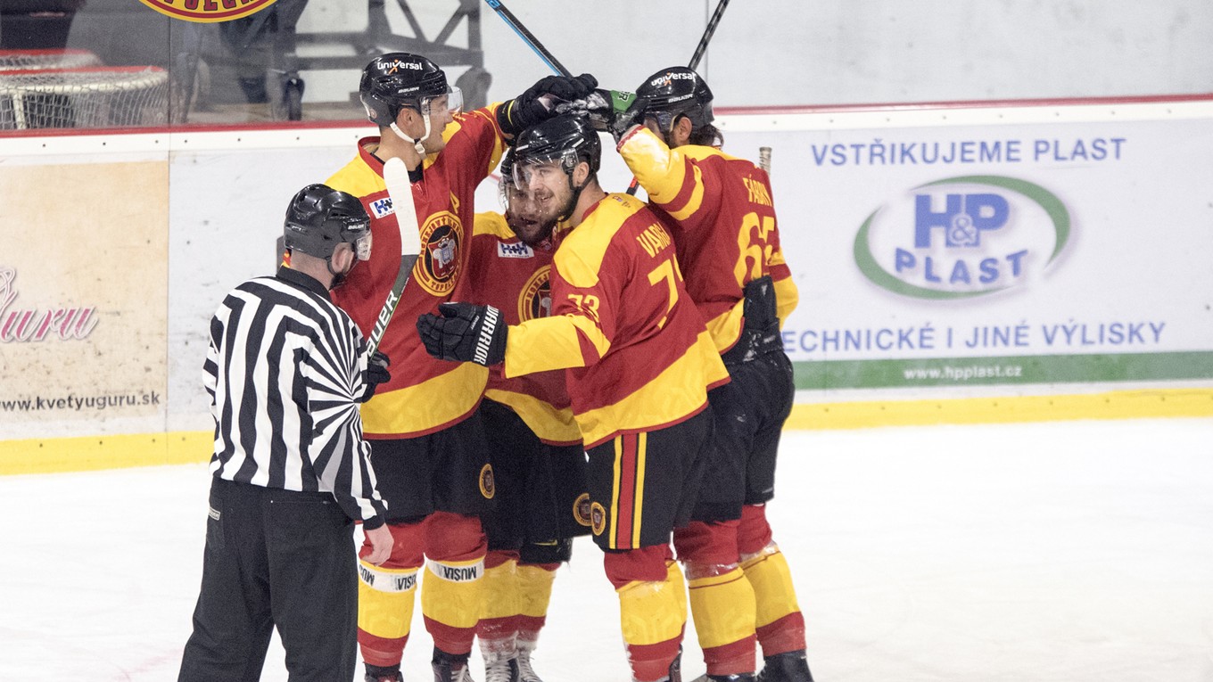 Hokejisti HC Topoľčany.