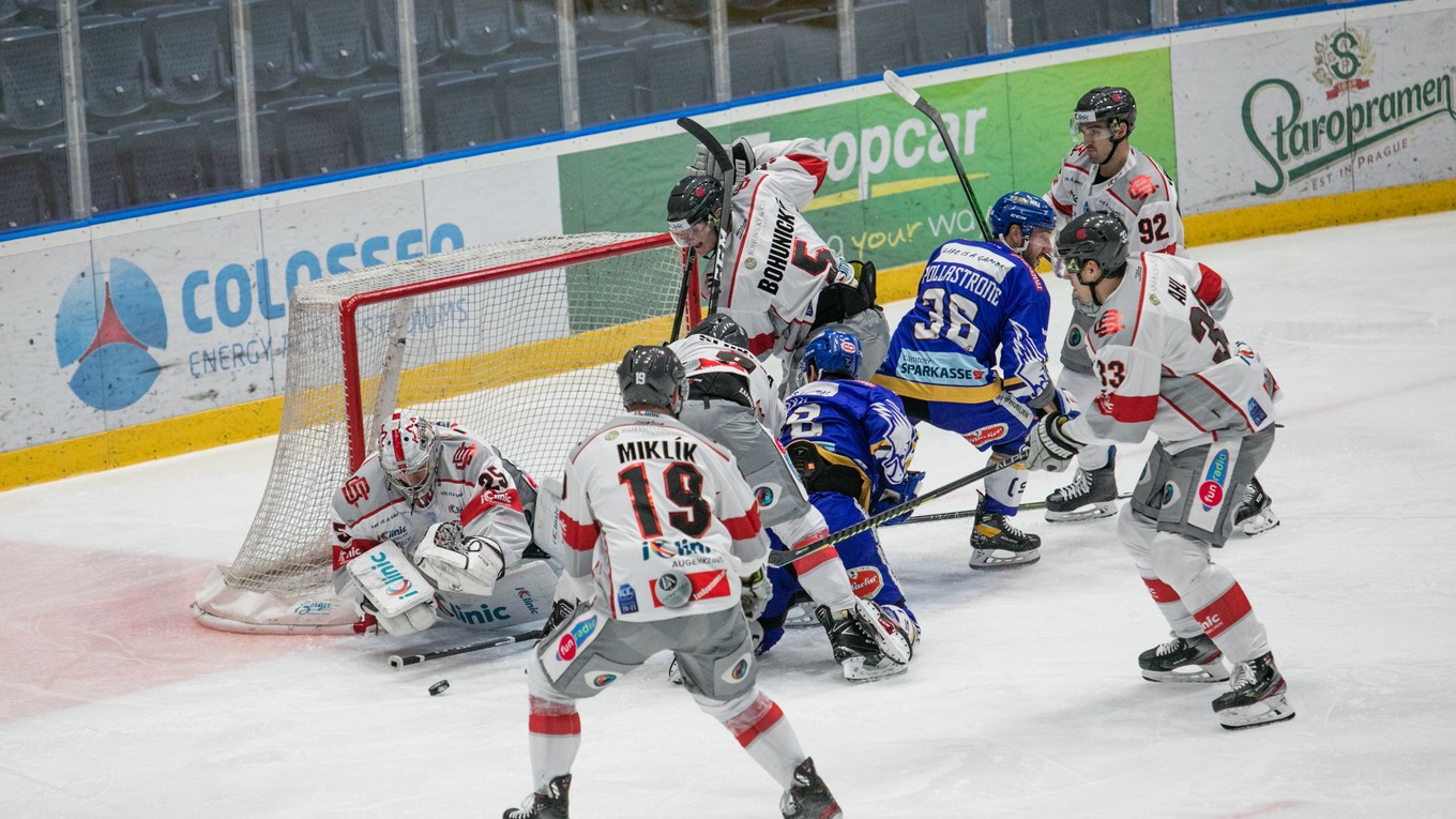 Hokejisti Bratislava Capitals na ilustračnej fotografii.