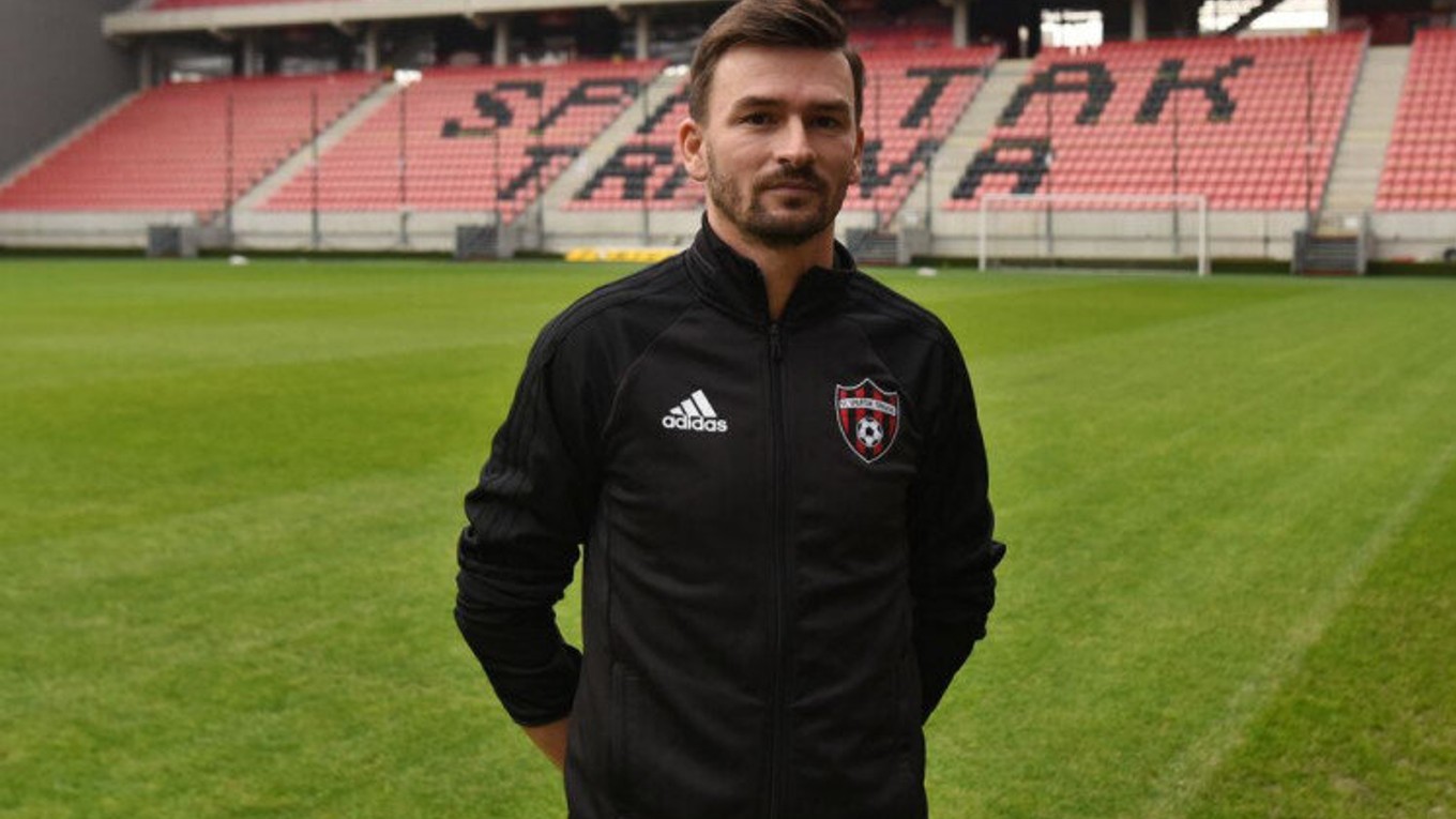 Tréner FC Spartak Trnava Michal Gašparík ml.