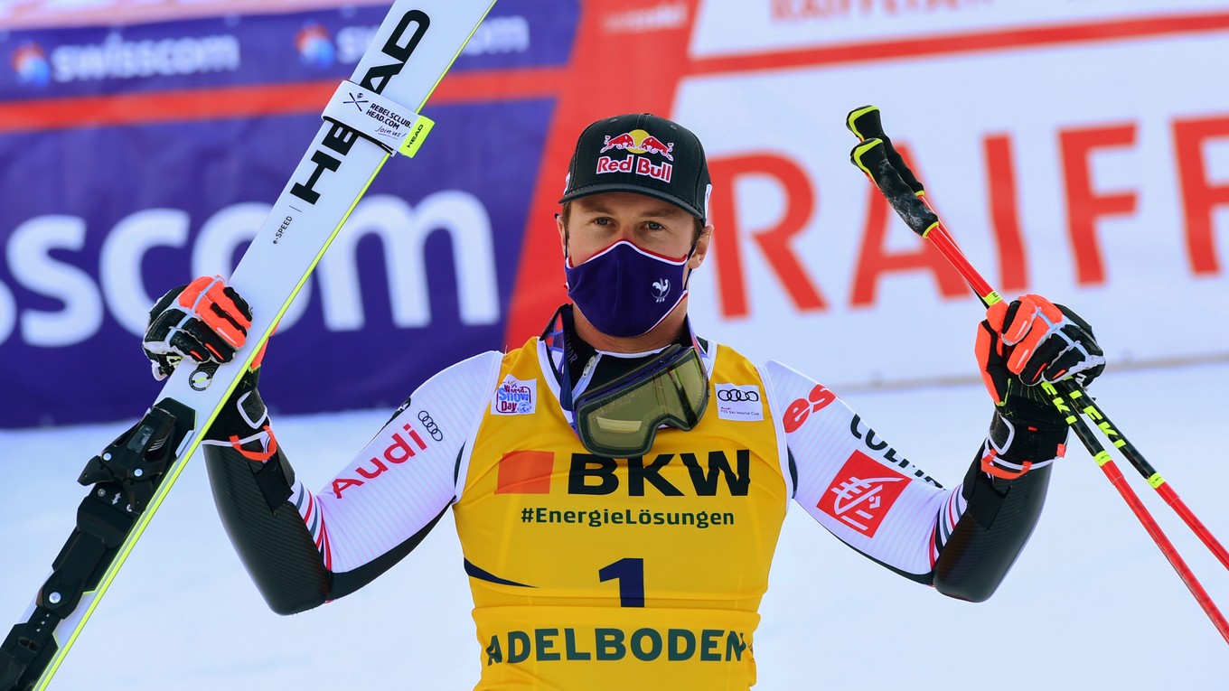 Alexis Pinturault vyhral obrovský slalom v Adelbodene.
