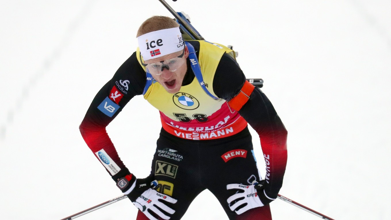 Nórsky biatlonista Johannes Thingnes Bö znovu triumfoval.