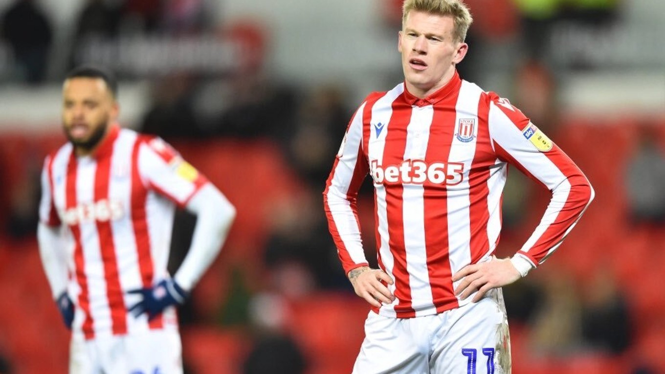 James McClean, krídelník Stoke City.