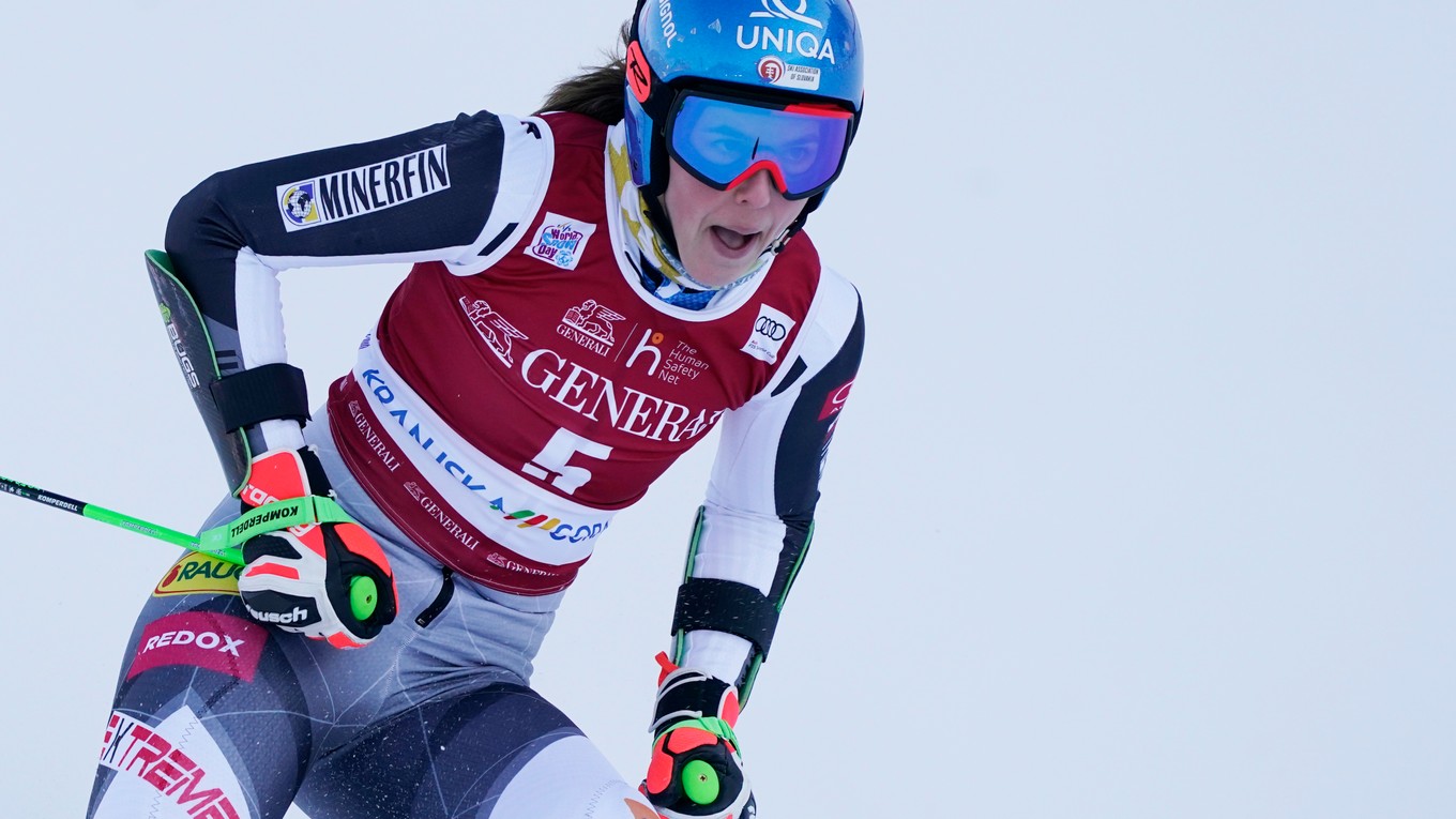 Slovenská lyžiarka Petra Vlhová skončila štvrtá. 