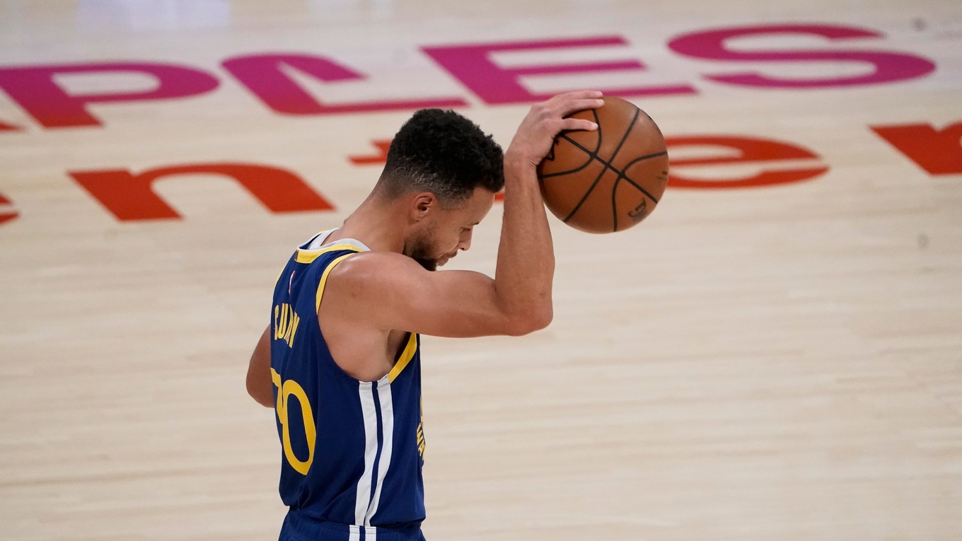 Hráč NBA Stephen Curry, Golden State Warriors.