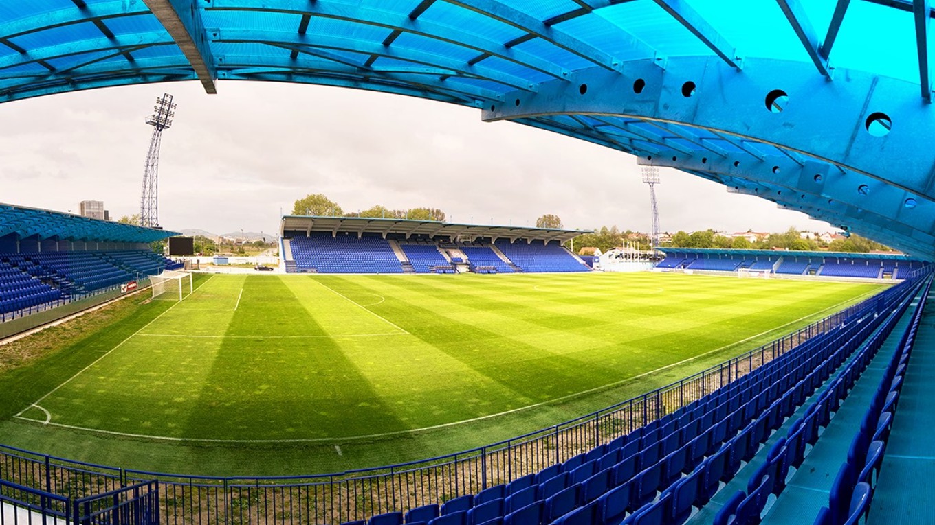 Štadión FK Poprad - ilustračná fotografia.