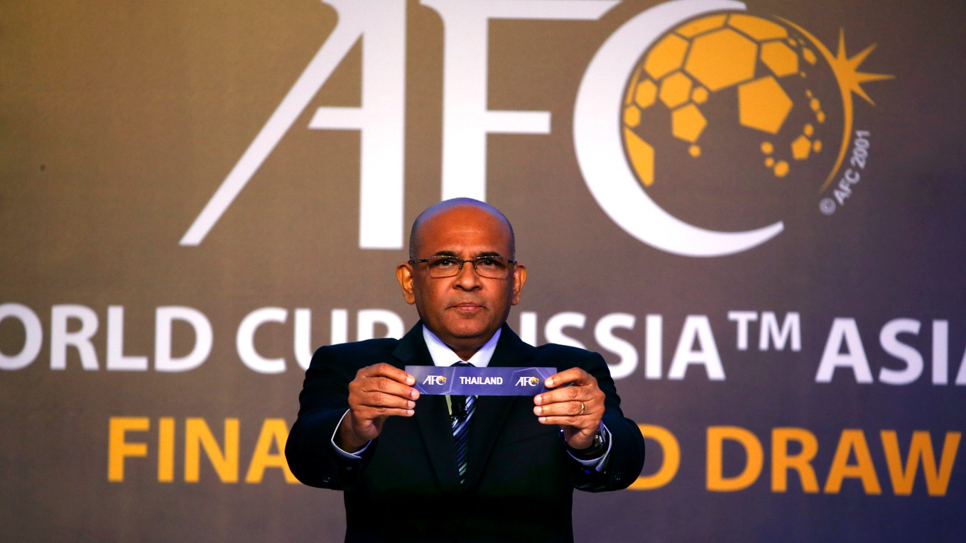 Generálny sekretár Ázijskej futbalovej konfederácie (ACF) Windsor John.