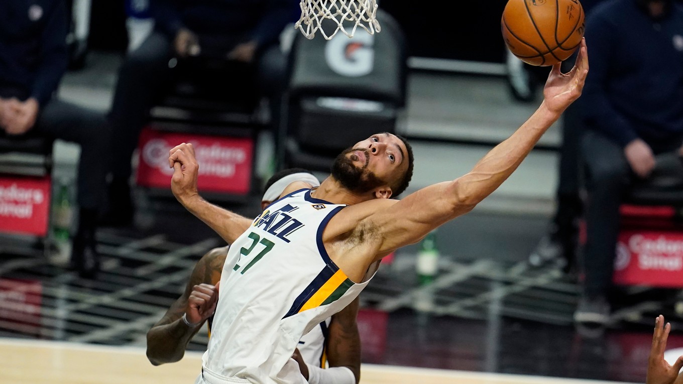 Rudy Gobert z tímu Utah Jazz.