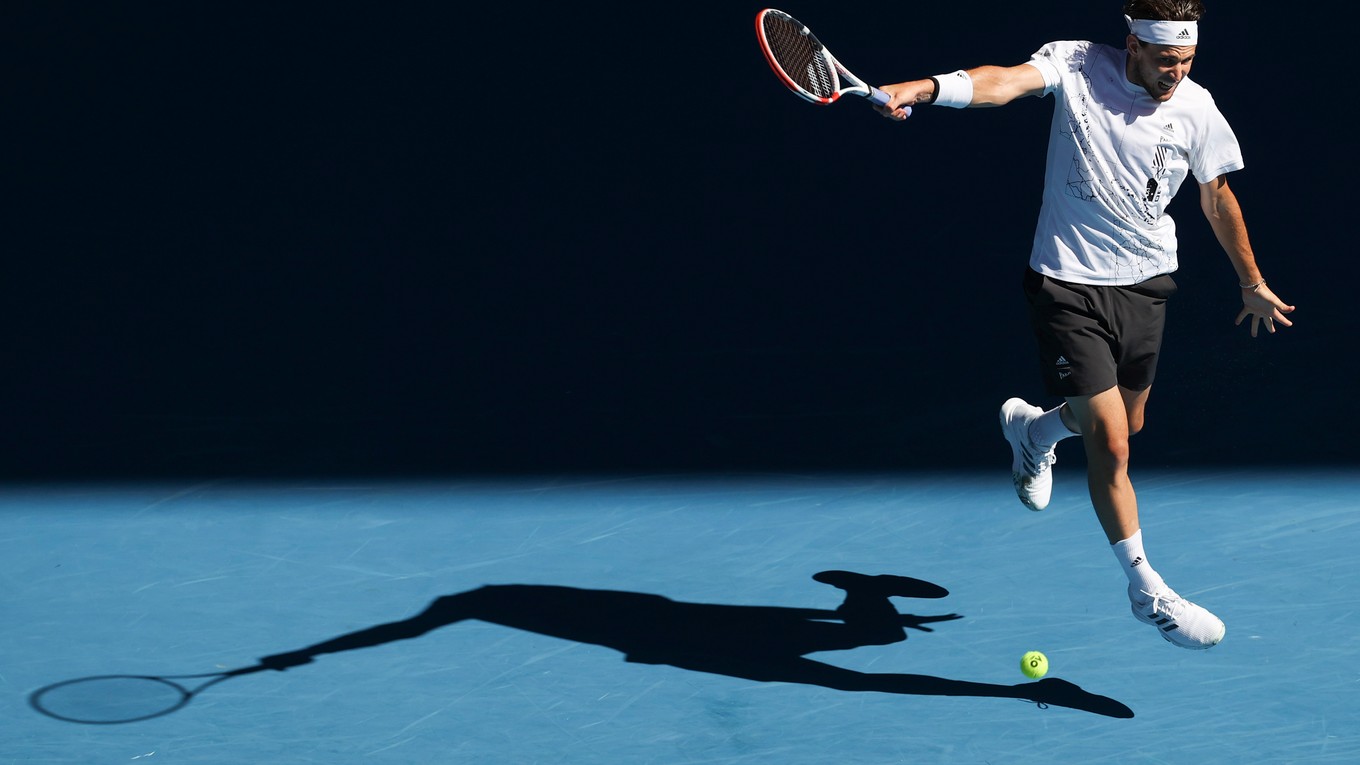 Dominic Thiem na Australian Open 2021.