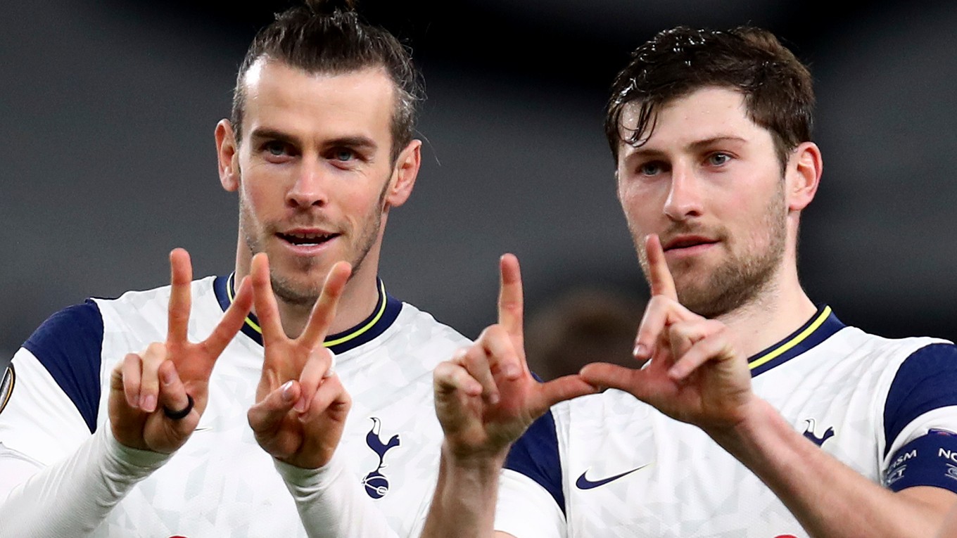 Gareth Bale (vľavo) a Ben Davies.