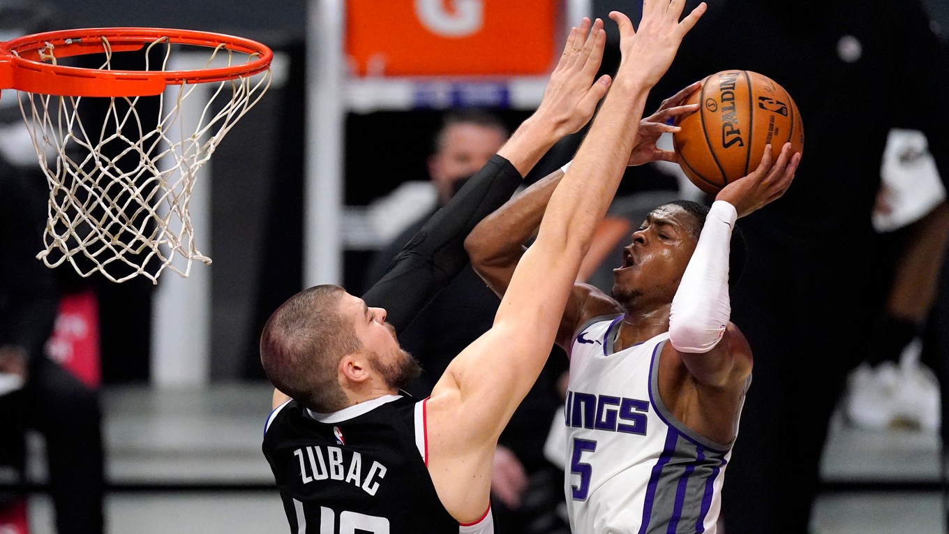 Momentka zo zápasu Sacramento Kings - Los Angeles Clippers.