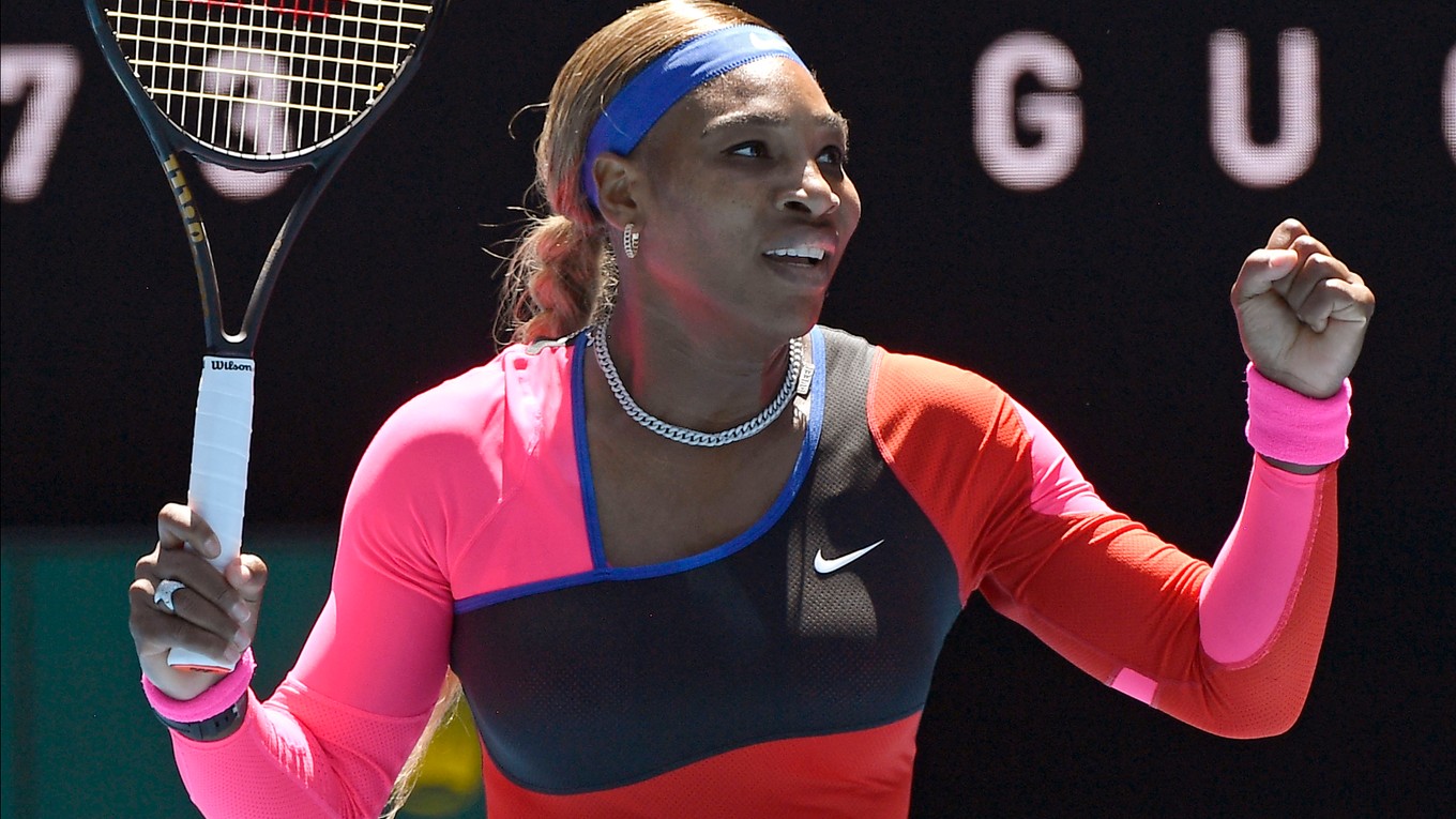 Serena Williamsová na Australian Open 2021.