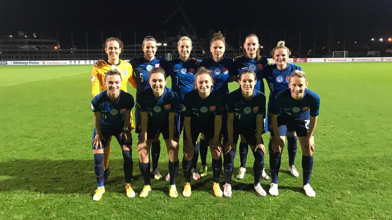 Ženská futbalová reprezentácia Slovenska a Visit Malta Womens Trophy 2021.
