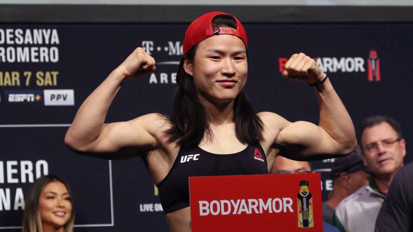 Bývalá šampiónka ženskej slamovej váhy UFC Weili Zhang.