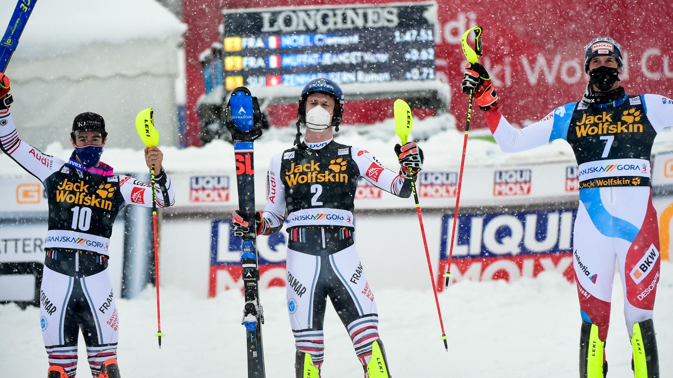 Victor Muffat-Jeandet, Clement Noel, Ramon Zenhäusern.