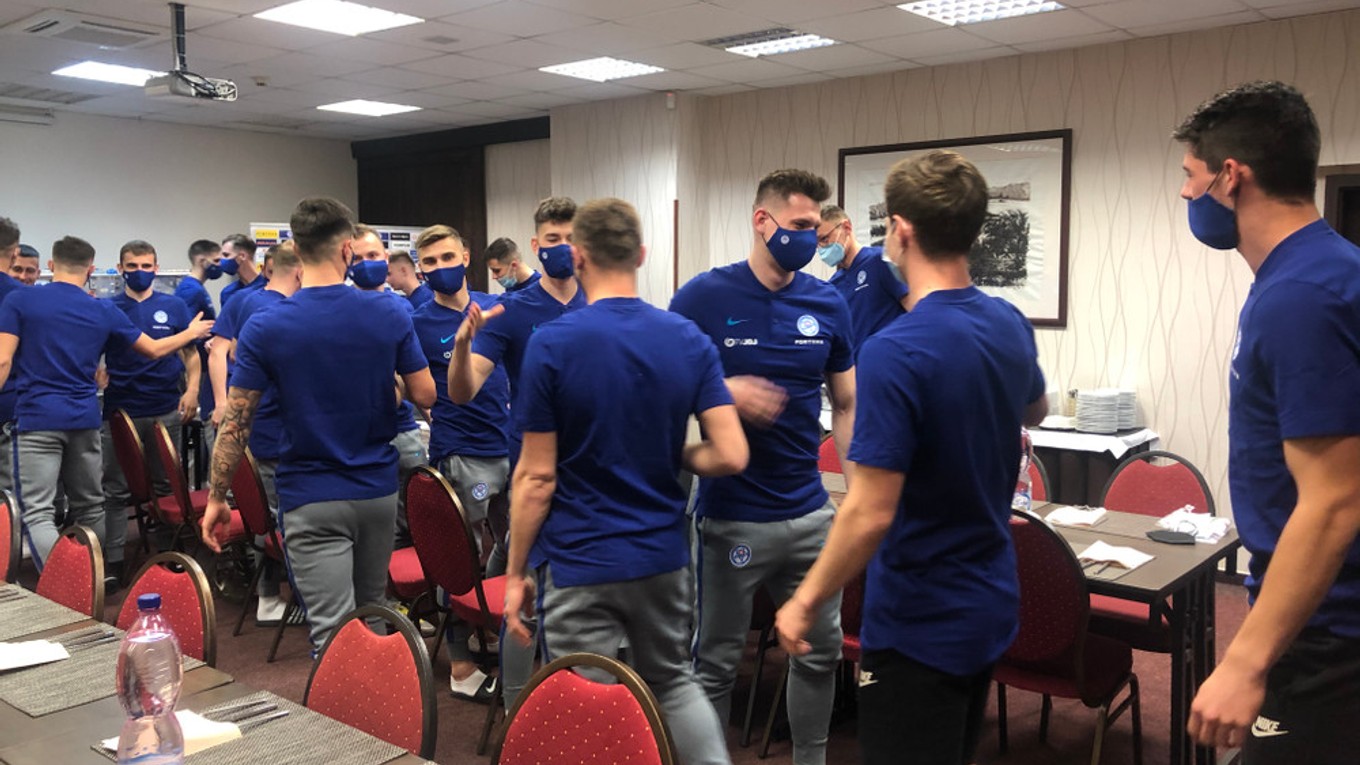 Zraz slovenskej reprezentácie do 21 rokov v marci 2021.