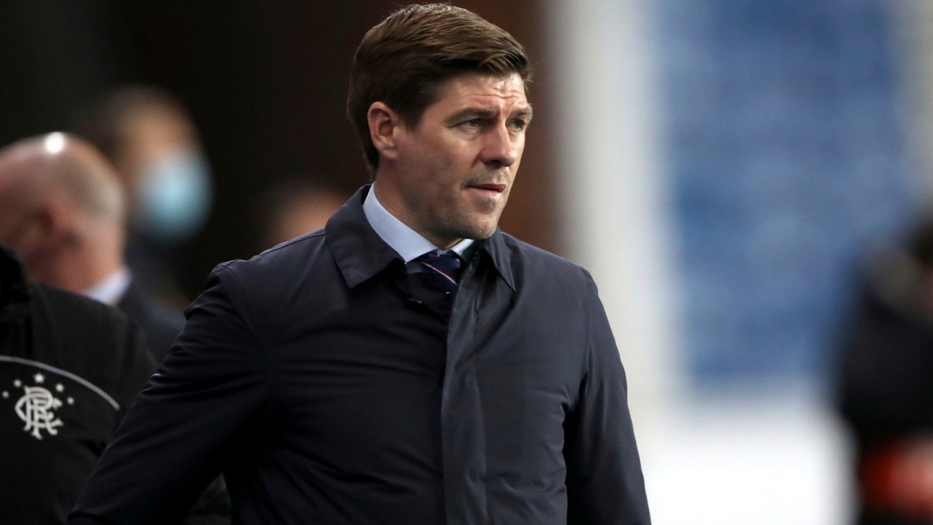 Steven Gerrard, tréner Glasgow Rangers.