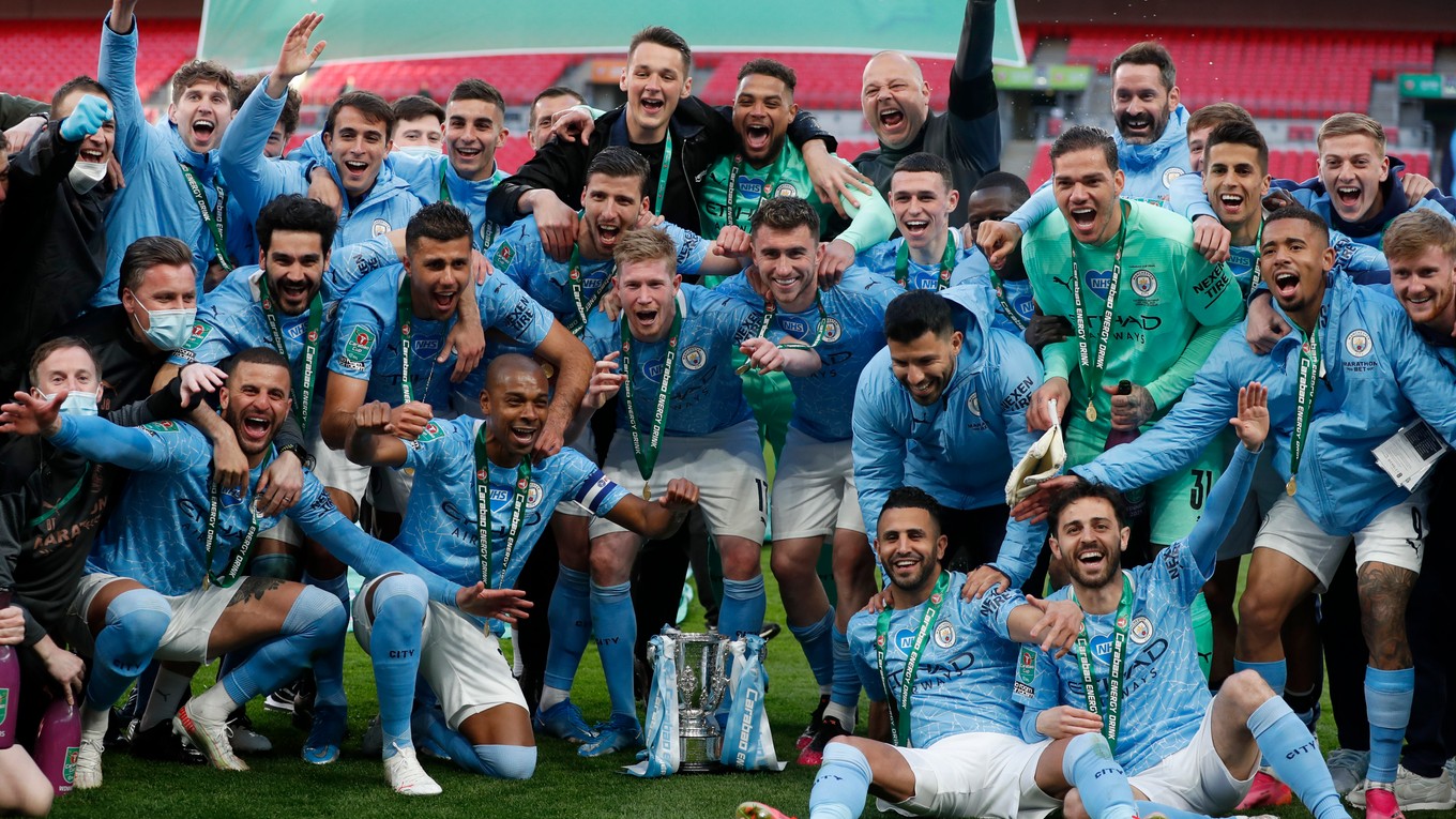 Manchester City vyhral Anglický ligový pohár.
