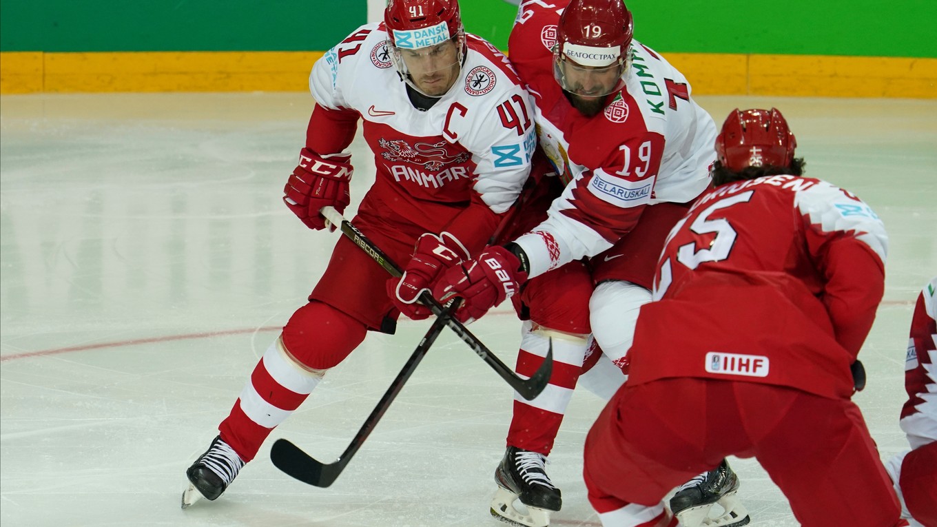 Dánsko predviedlo v záverečnej tretine proti Bielorusku gólovú smršť.