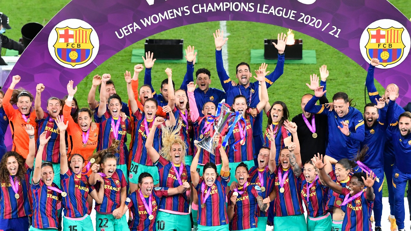 Futbalistky FC Barcelona vyhrali Ligu majstrov žien 2020/2021.