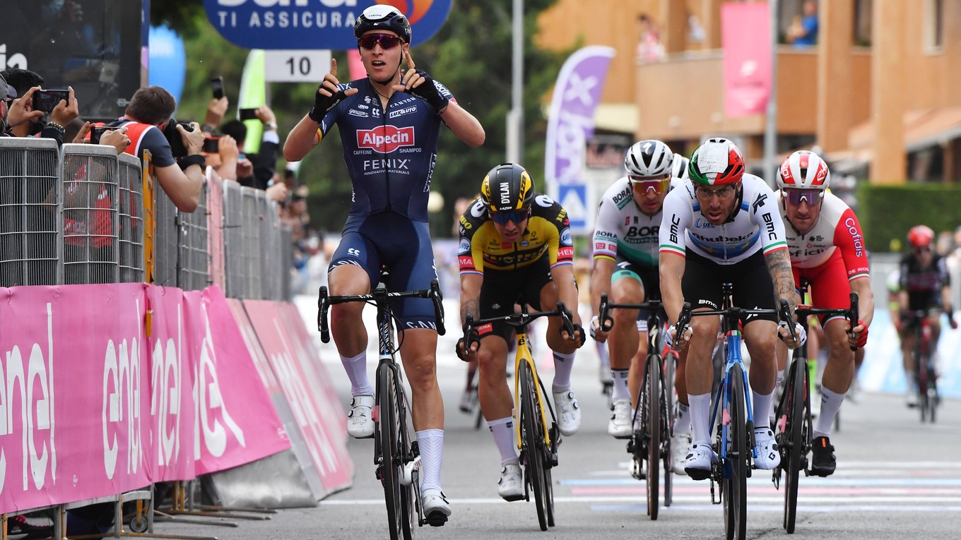 Tim Merlier vyhral 2. etapu na Giro d'Italia 2021. 