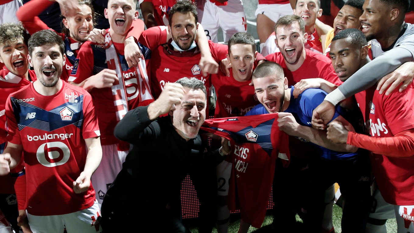 Futbalisti Lille získali majstrovský titul po desiatich rokoch.