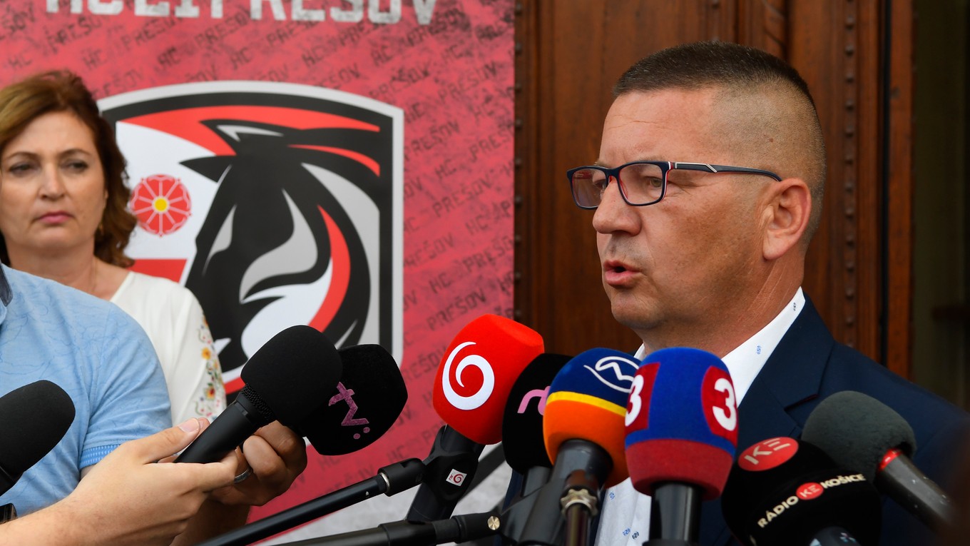 Majiteľ nového účastníka Tipsport ligy HC 21 Prešov Róbert Ľupták.