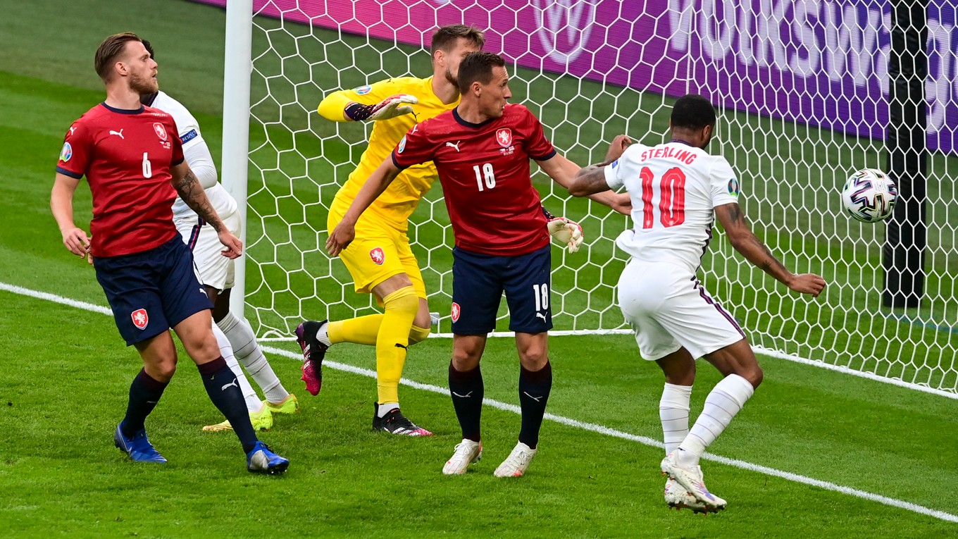 Rozhodujúci gól zápasu Česko - Anglicko na EURO 2020. 