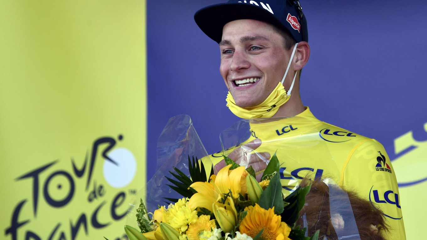 Mathieu van der Poel na Tour de France 2021.