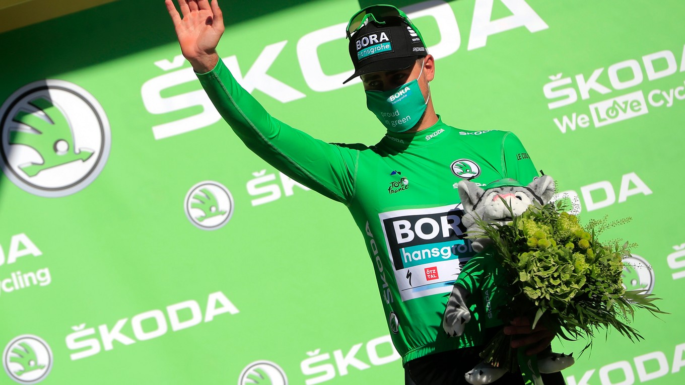 Peter Sagan na Tour de France - trasa a mapa.