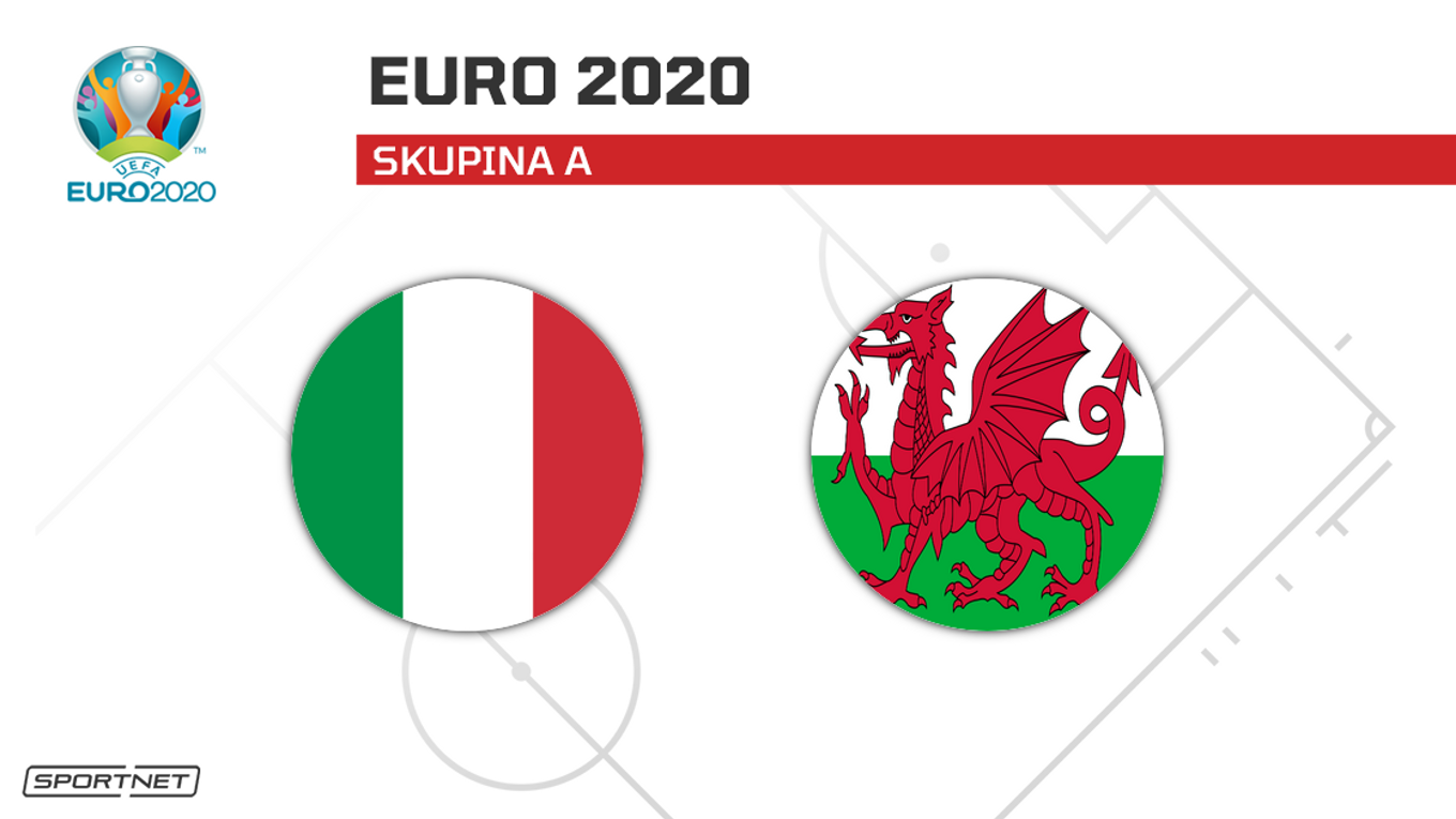 Taliansko vs. Wales: ONLINE prenos zo zápasu na ME vo futbale - EURO 2020 / 2021 dnes.